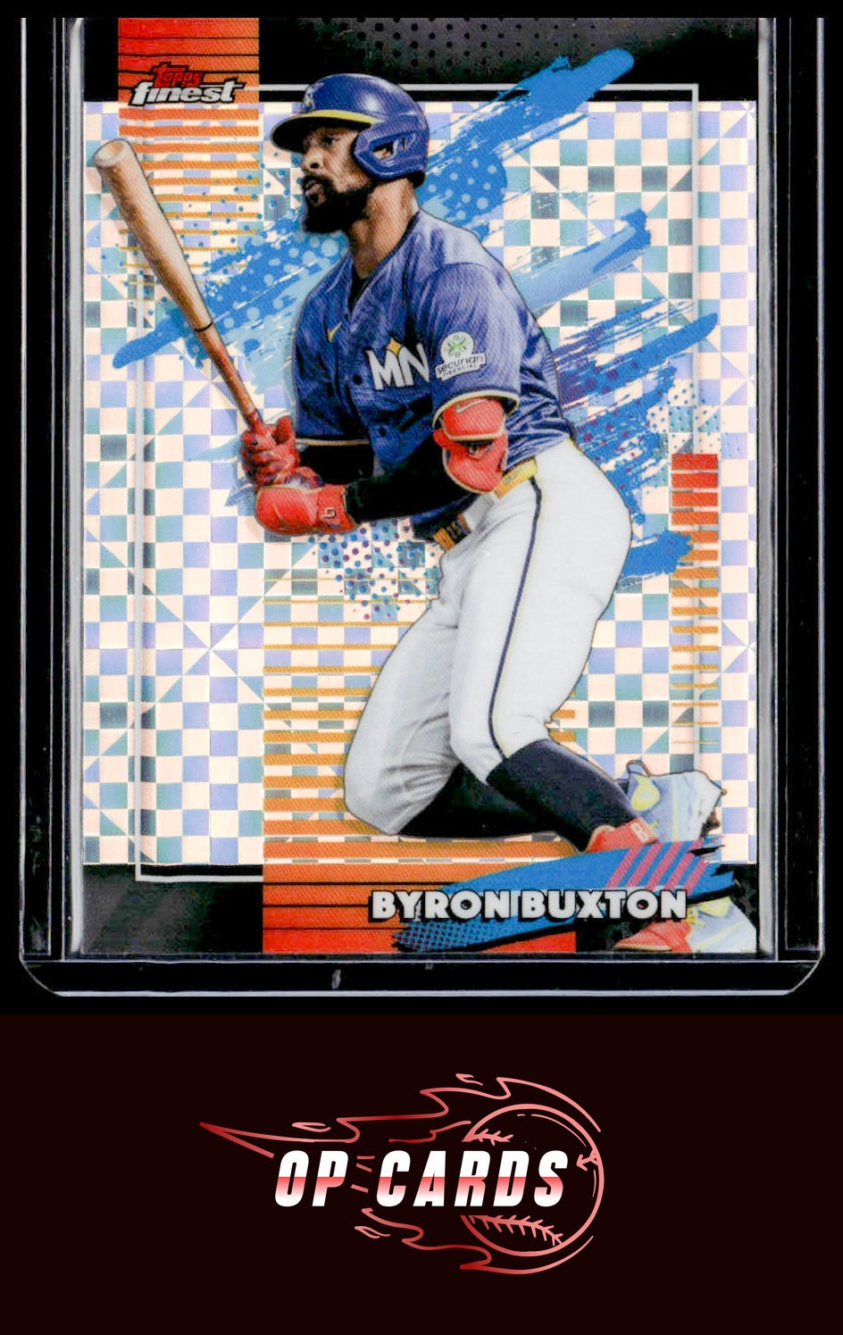 Byron Buxton 2026 Topps Finest #125 Geometric Refractors