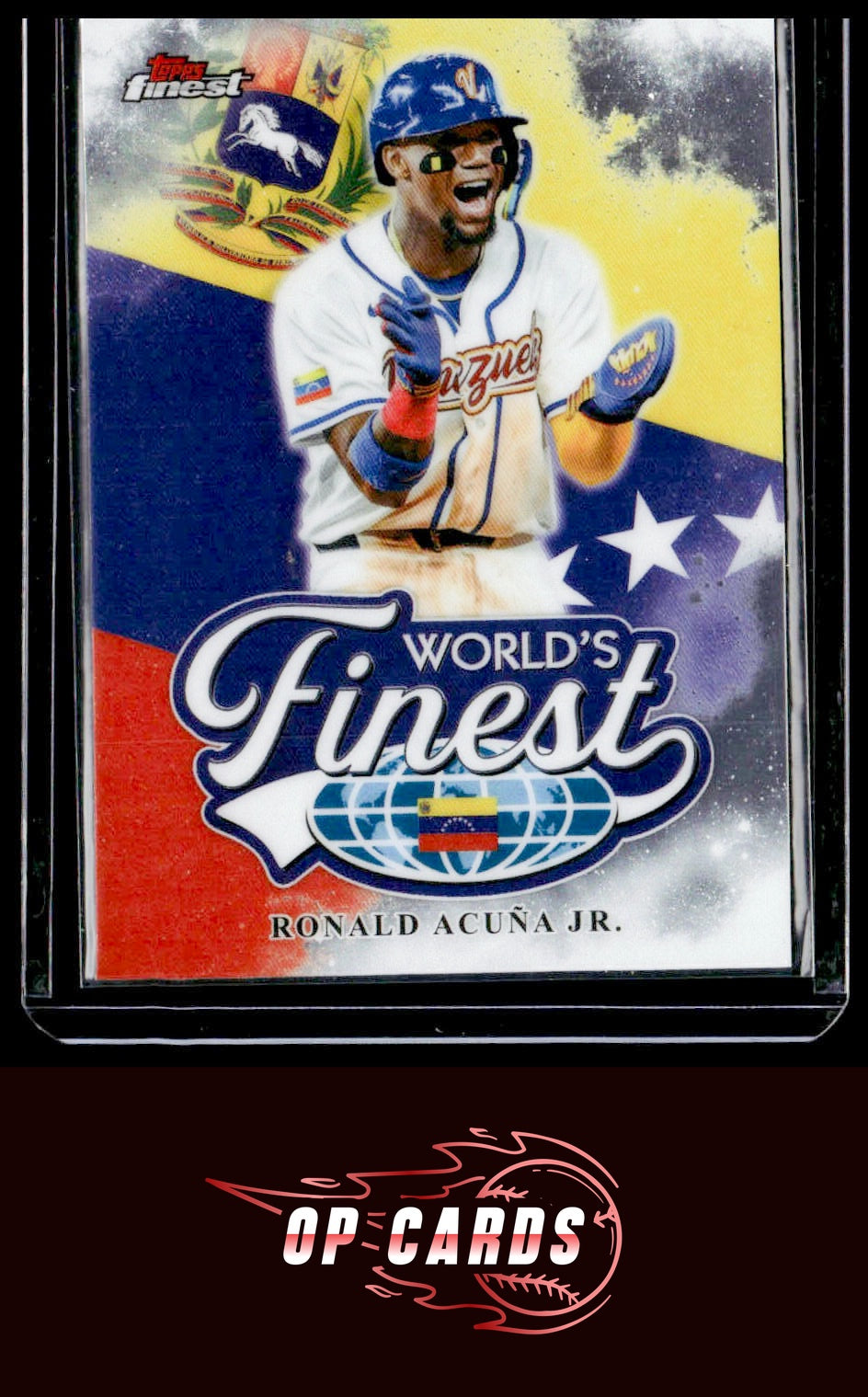 Ronald Acuña Jr. 2026 Topps Finest #WF-27 World's Finest