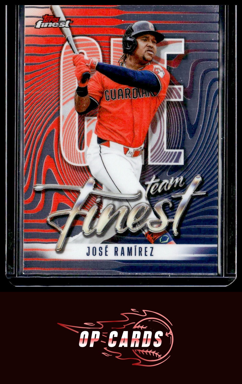 José Ramírez 2026 Topps Finest #TF-10 Topps Team Finest