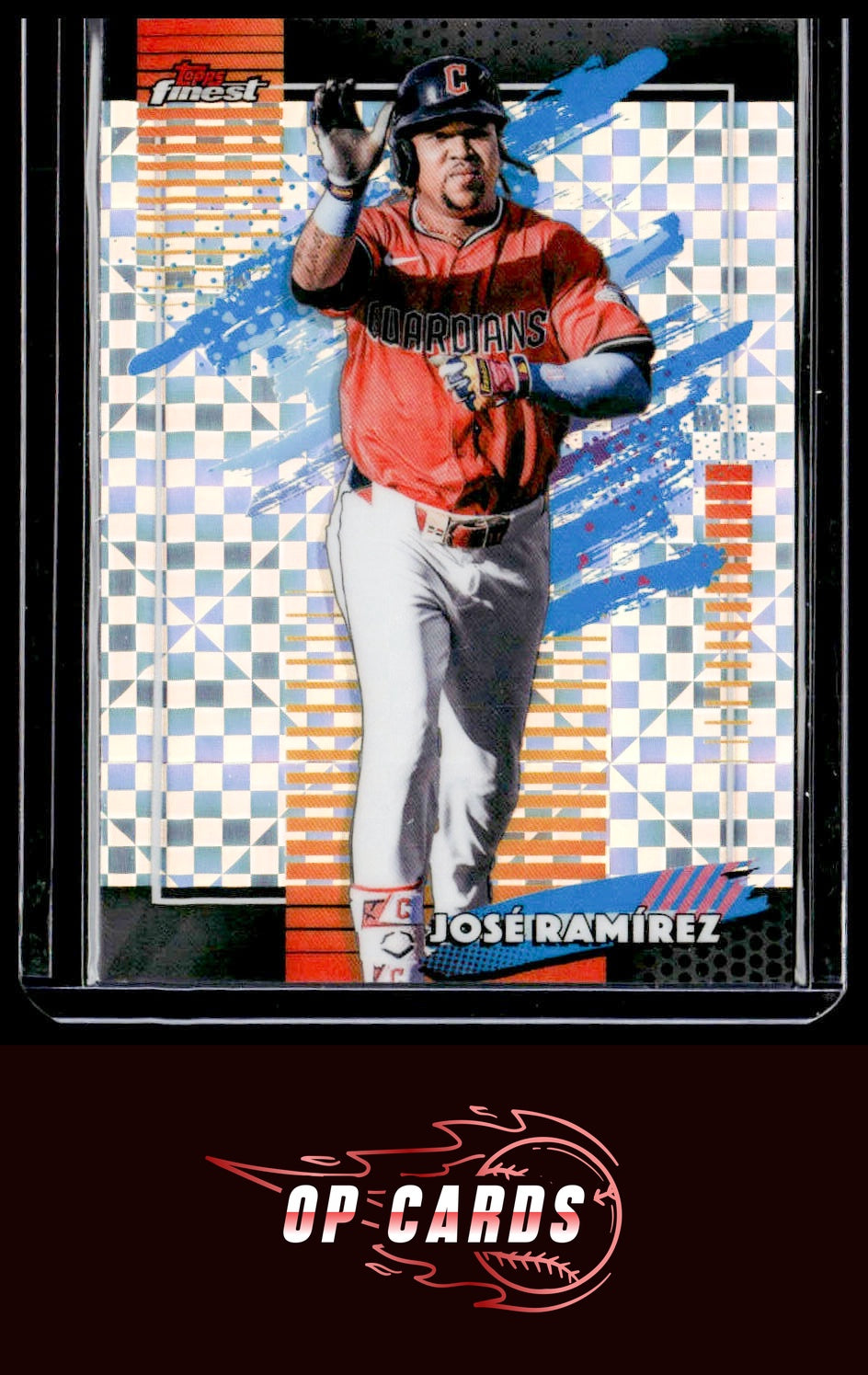 José Ramírez 2026 Topps Finest #198 Geometric Refractors