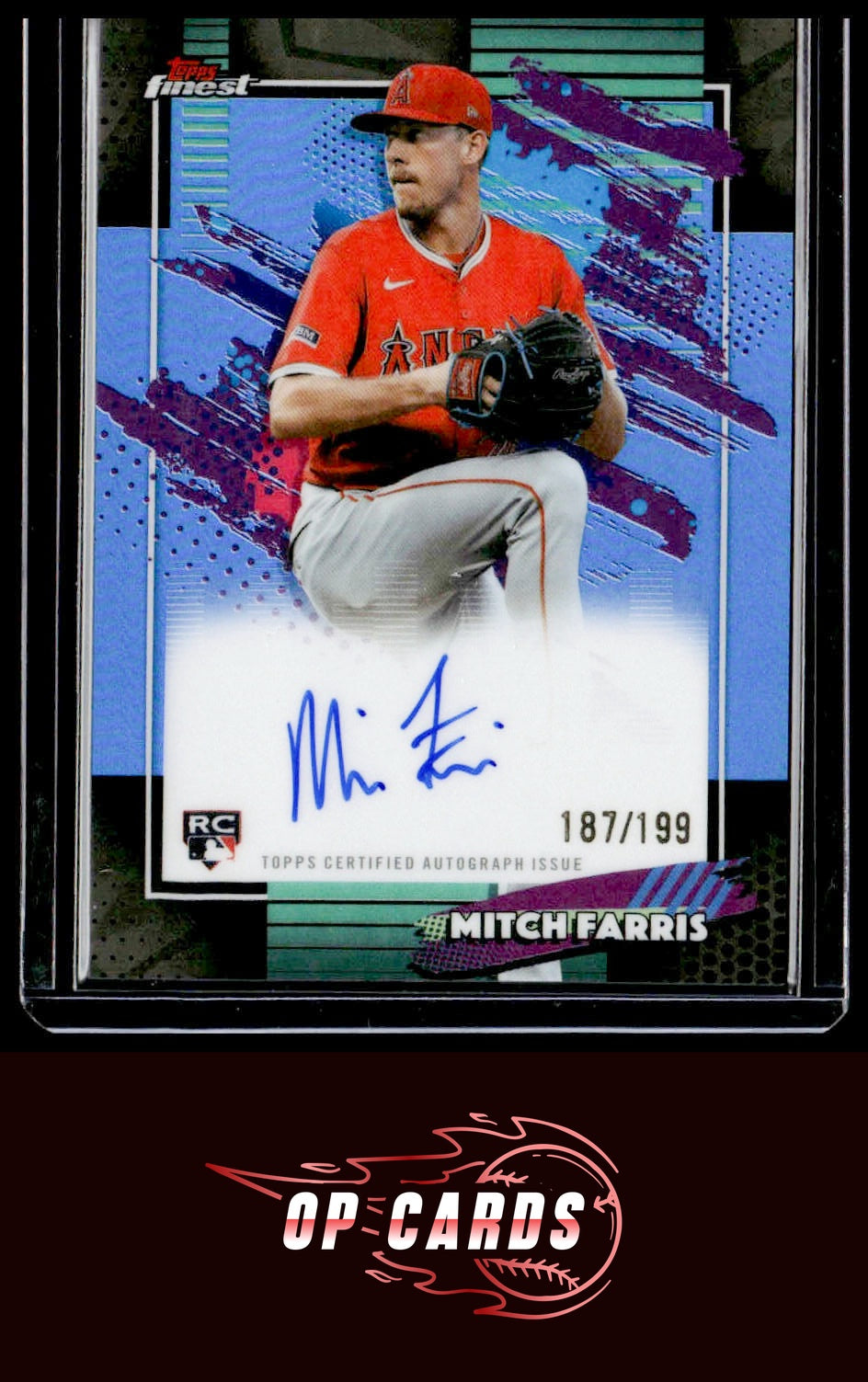 Mitch Farris 2026 Topps  Finest #FA-MF Finest Autographs Refractors /199