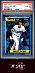 Shohei Ohtani 2025 Topps Update Silver Pack 1990 Chrome Promo #26 PSA 10