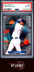 Shohei Ohtani 2025 Topps Finest #190 PSA 8