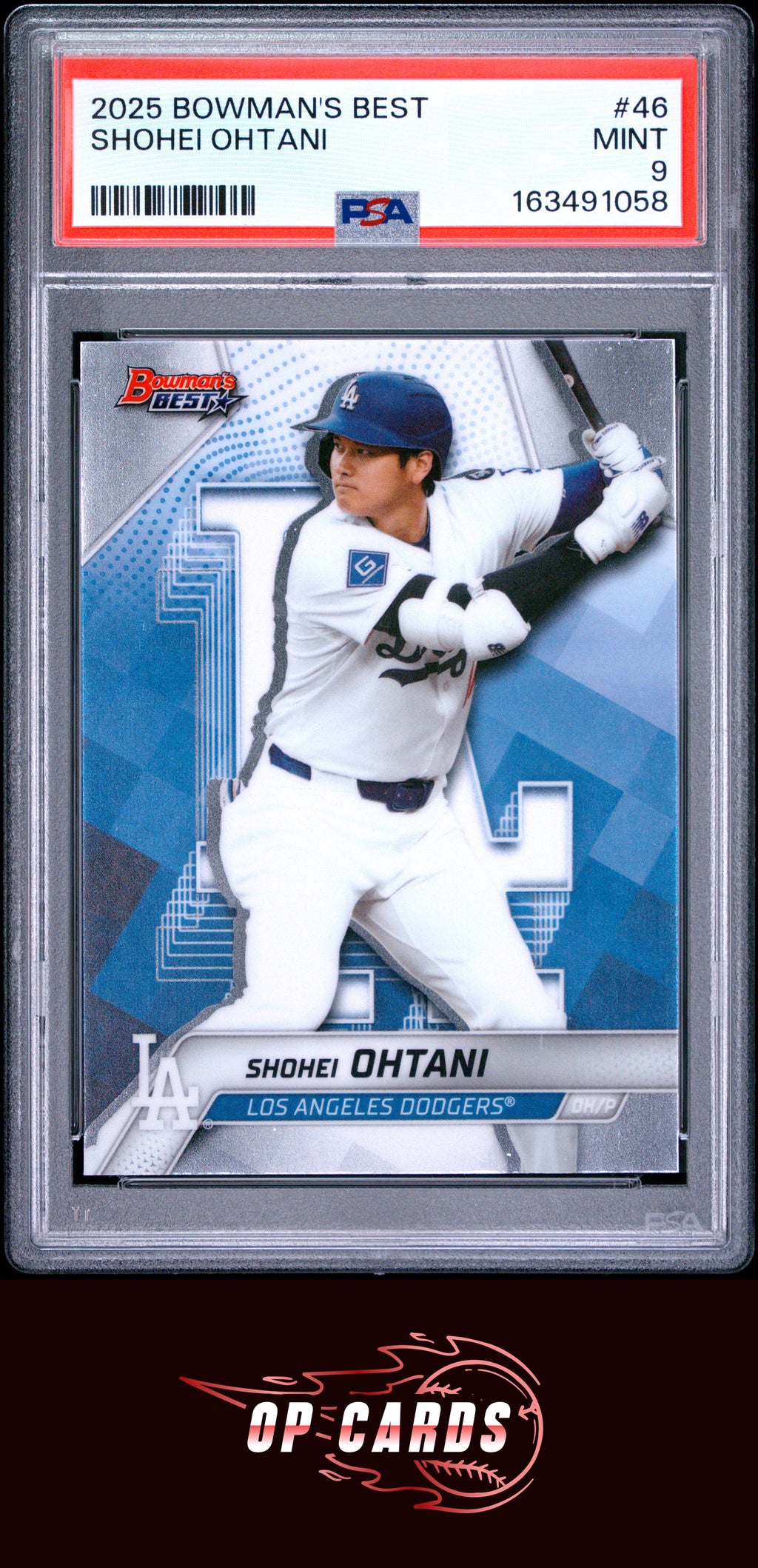 Shohei Ohtani 2025 Bowman'S Best #46 PSA 9