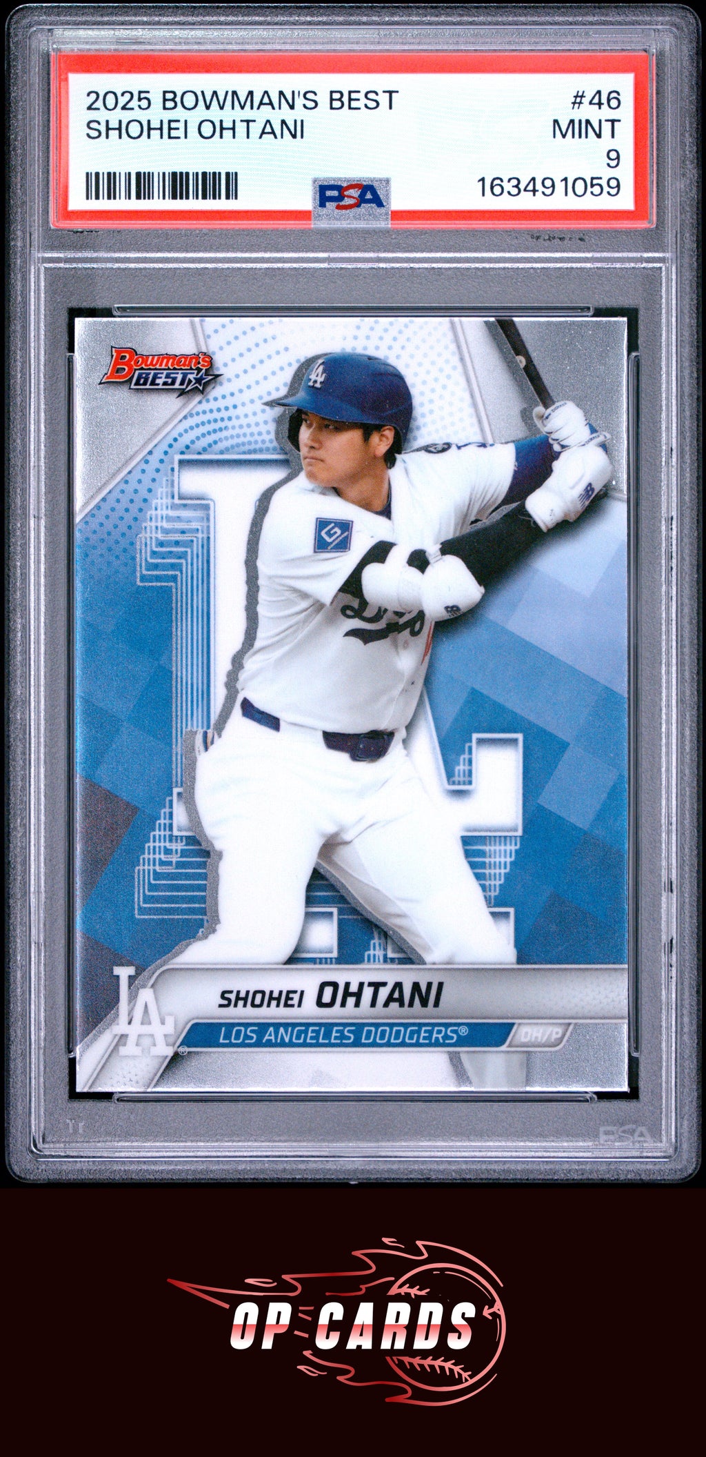 Shohei Ohtani 2025 Bowman'S Best #46 PSA 9