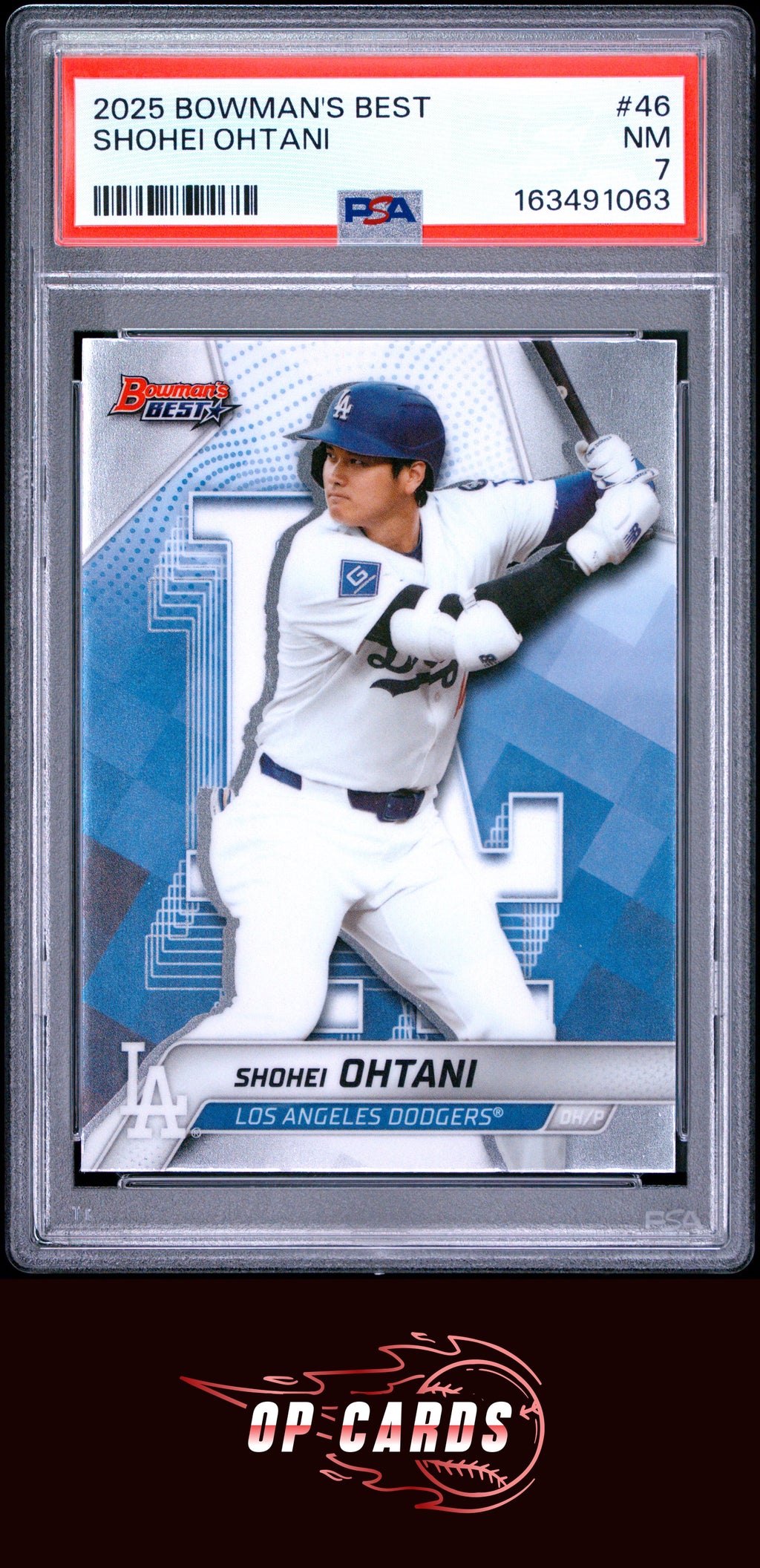 Shohei Ohtani 2025 Bowman'S Best #46 PSA 7